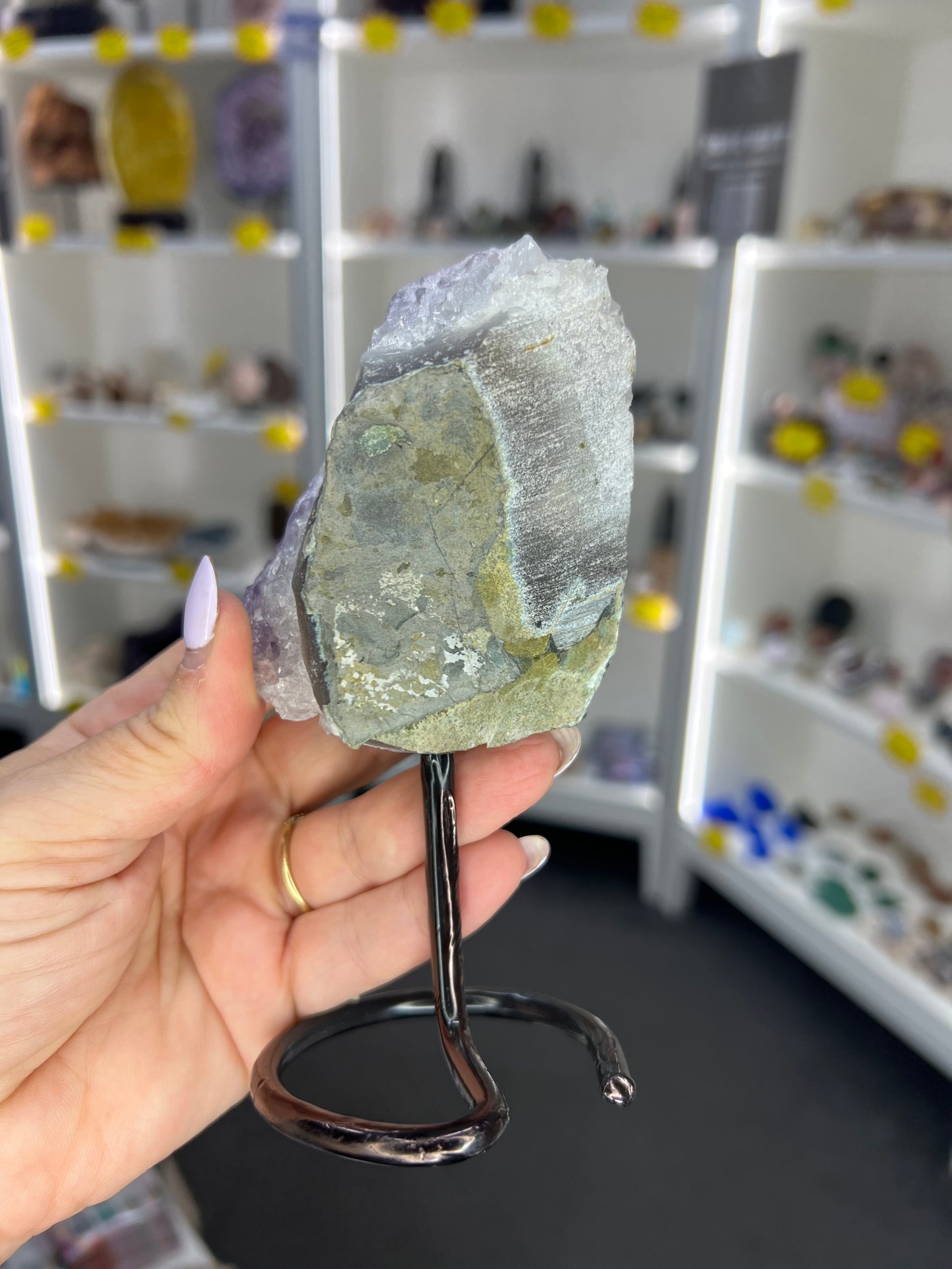 Amethyst Cluster on Stand