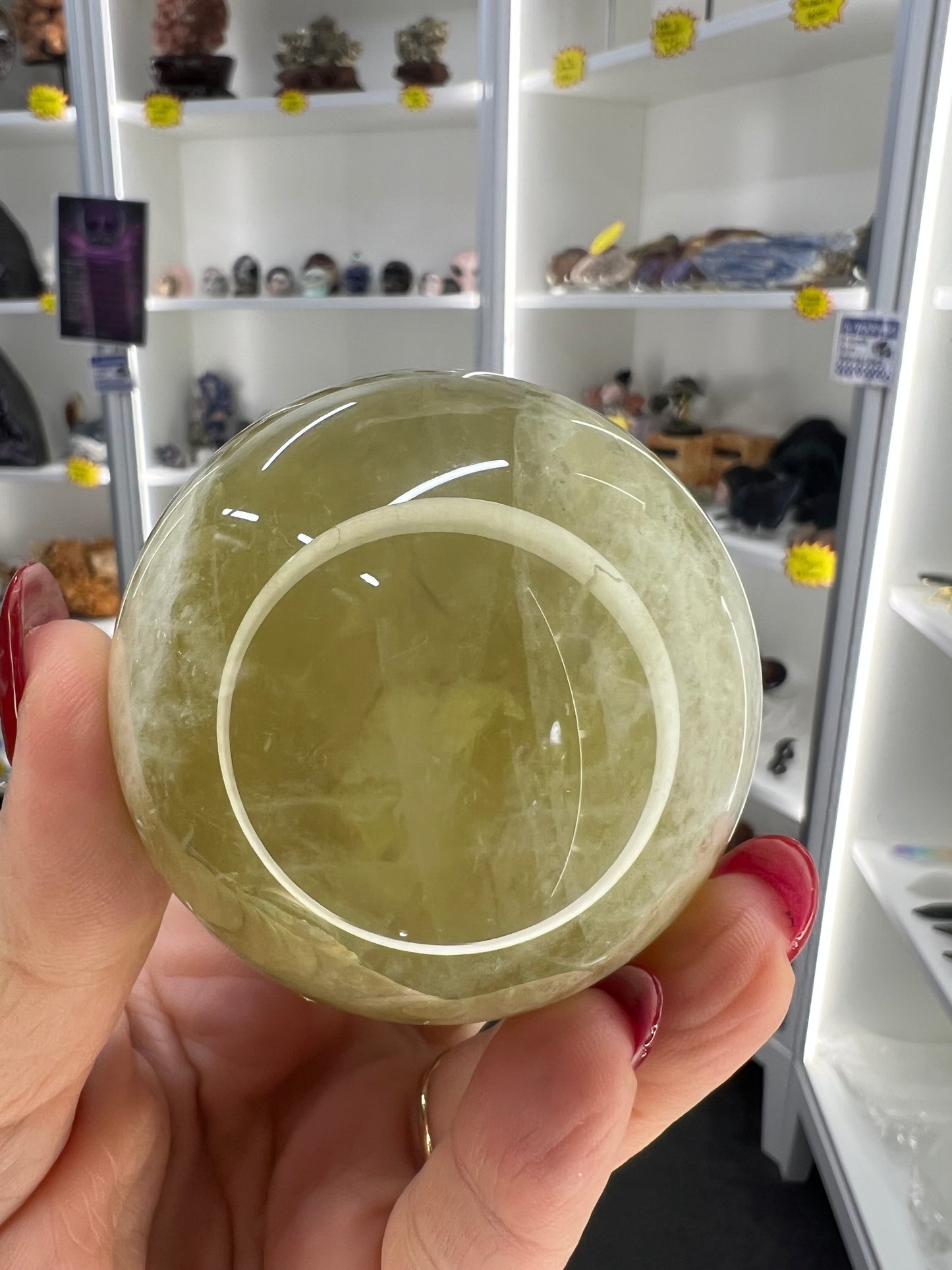 Citrine Sphere with Stand