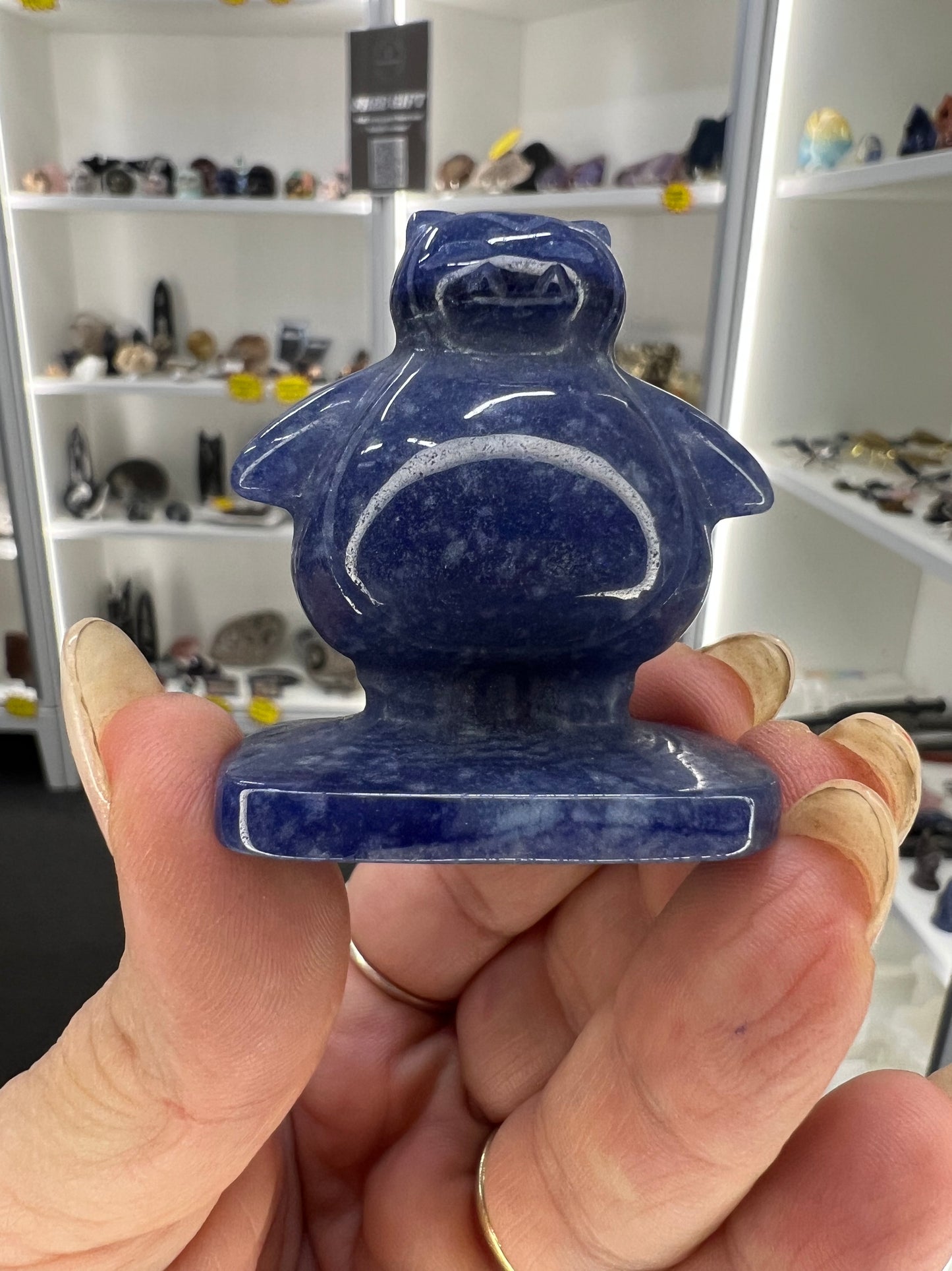 Blue Aventurine Character Carving