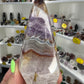 Amethyst x Banded Agate Faceted Freeform
