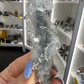 Apophyllite on Blue Chalcedony