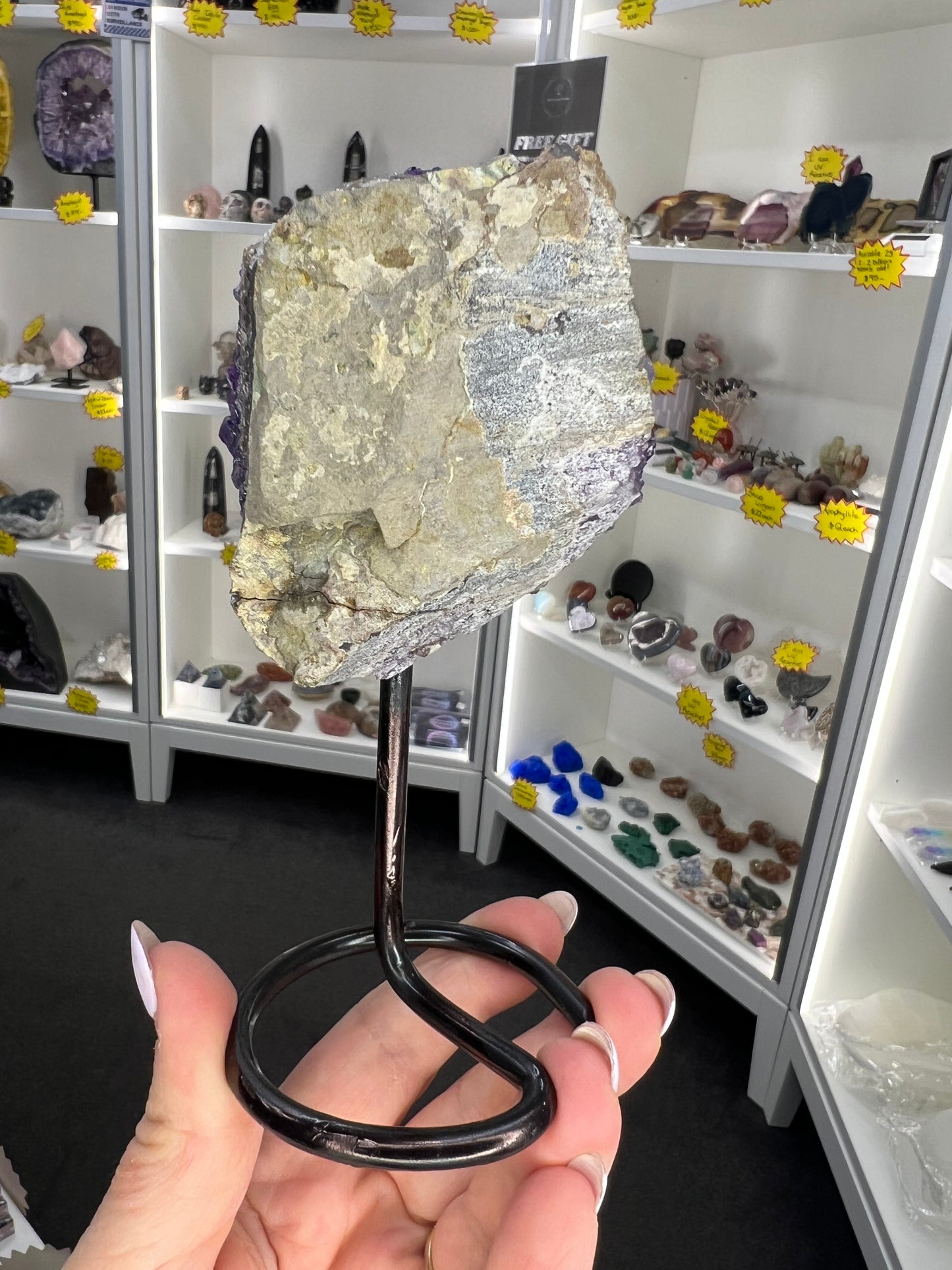 Amethyst Cluster on Stand