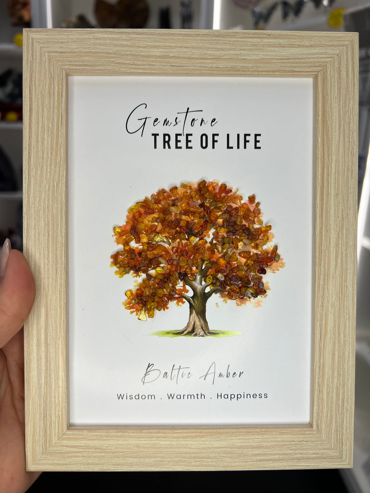 Amber Chip Tree Frame