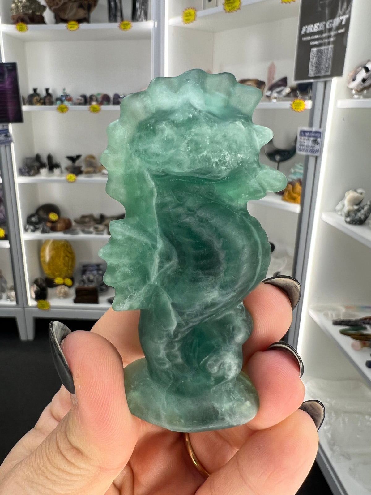 Fluorite Seahorse