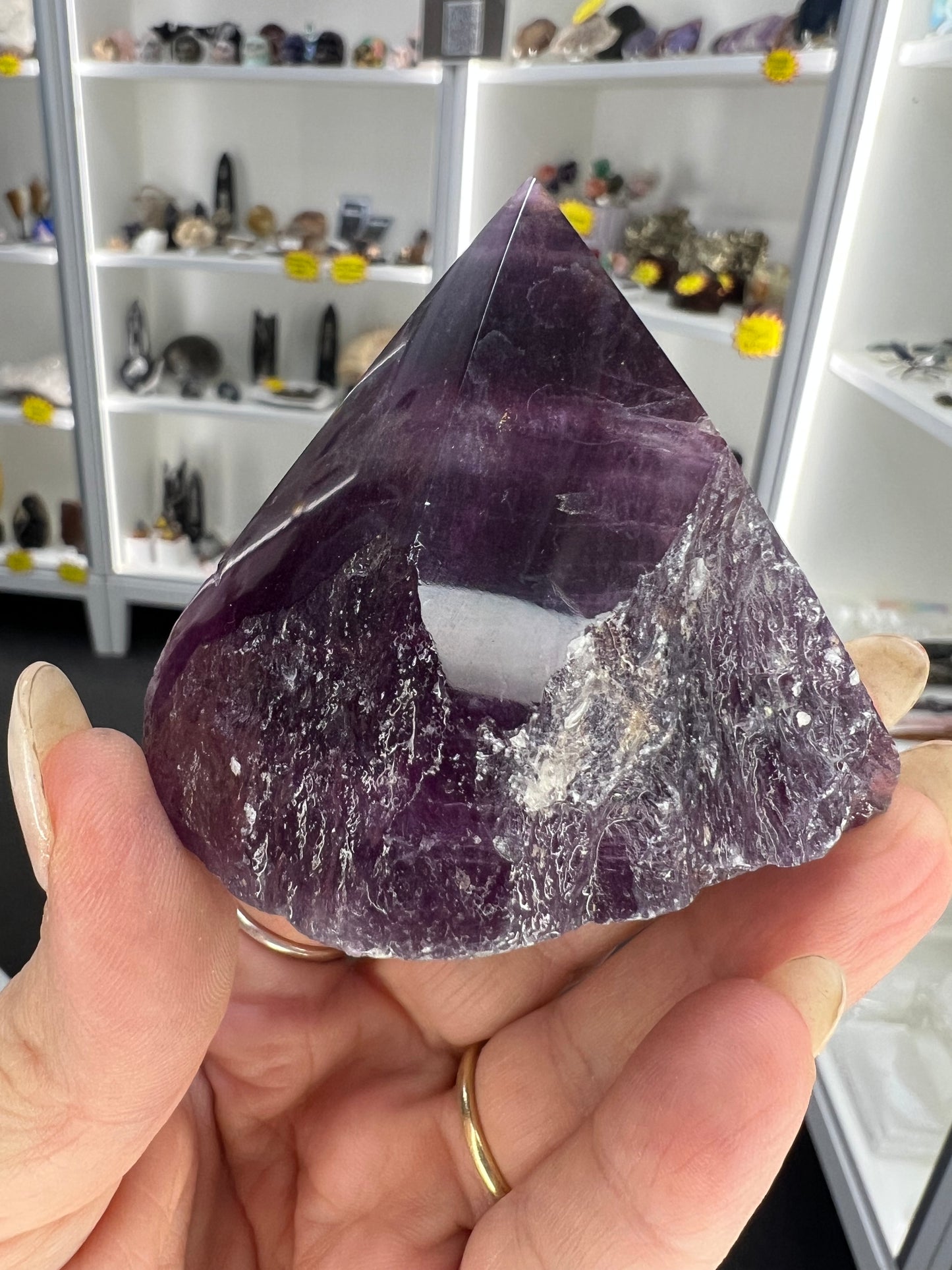 Purple Fluorite Point