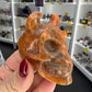 Sunstone Skull with Horns