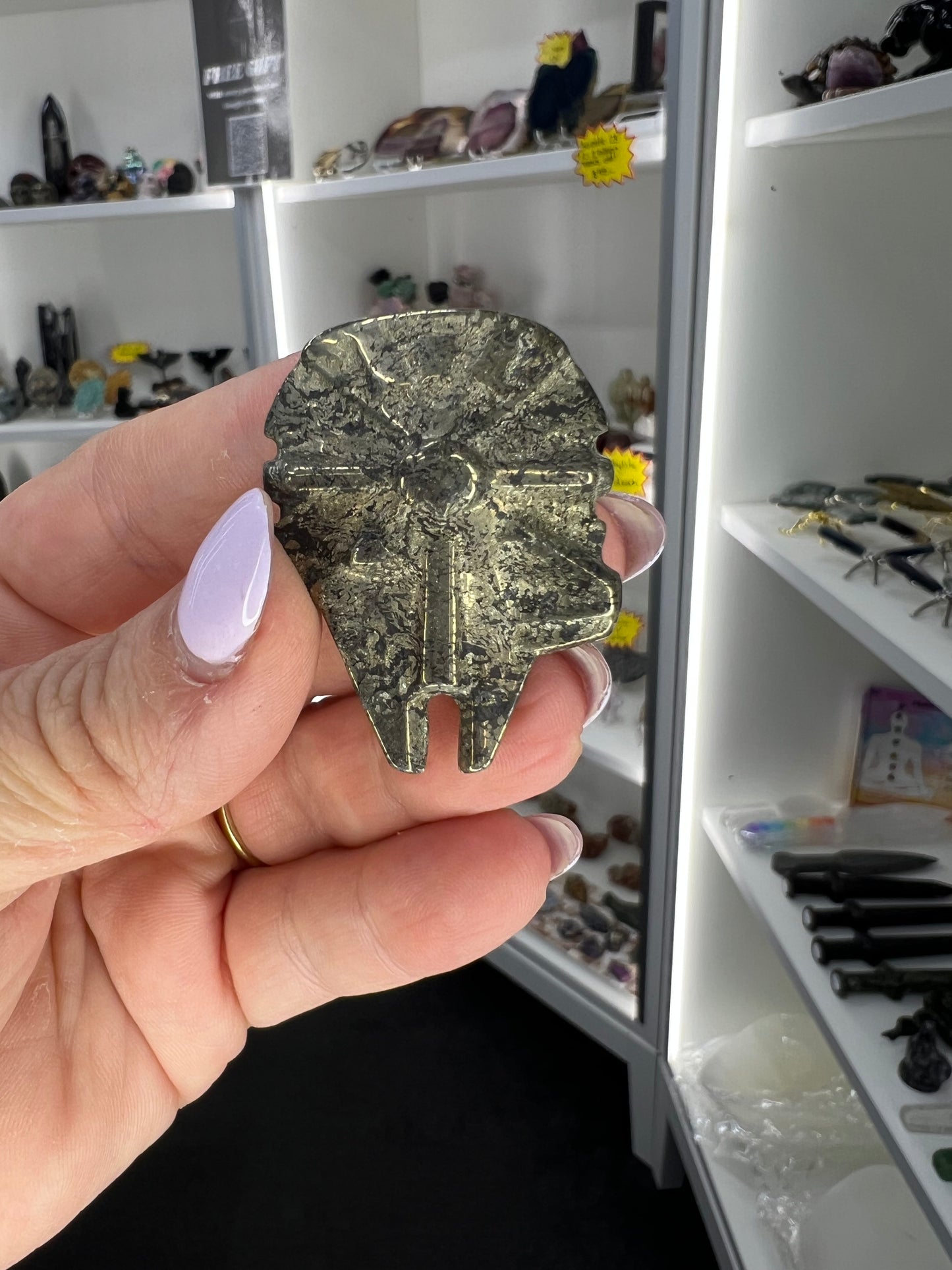 Pyrite Millennium Falcon