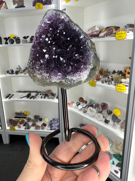 Amethyst Cluster on Stand