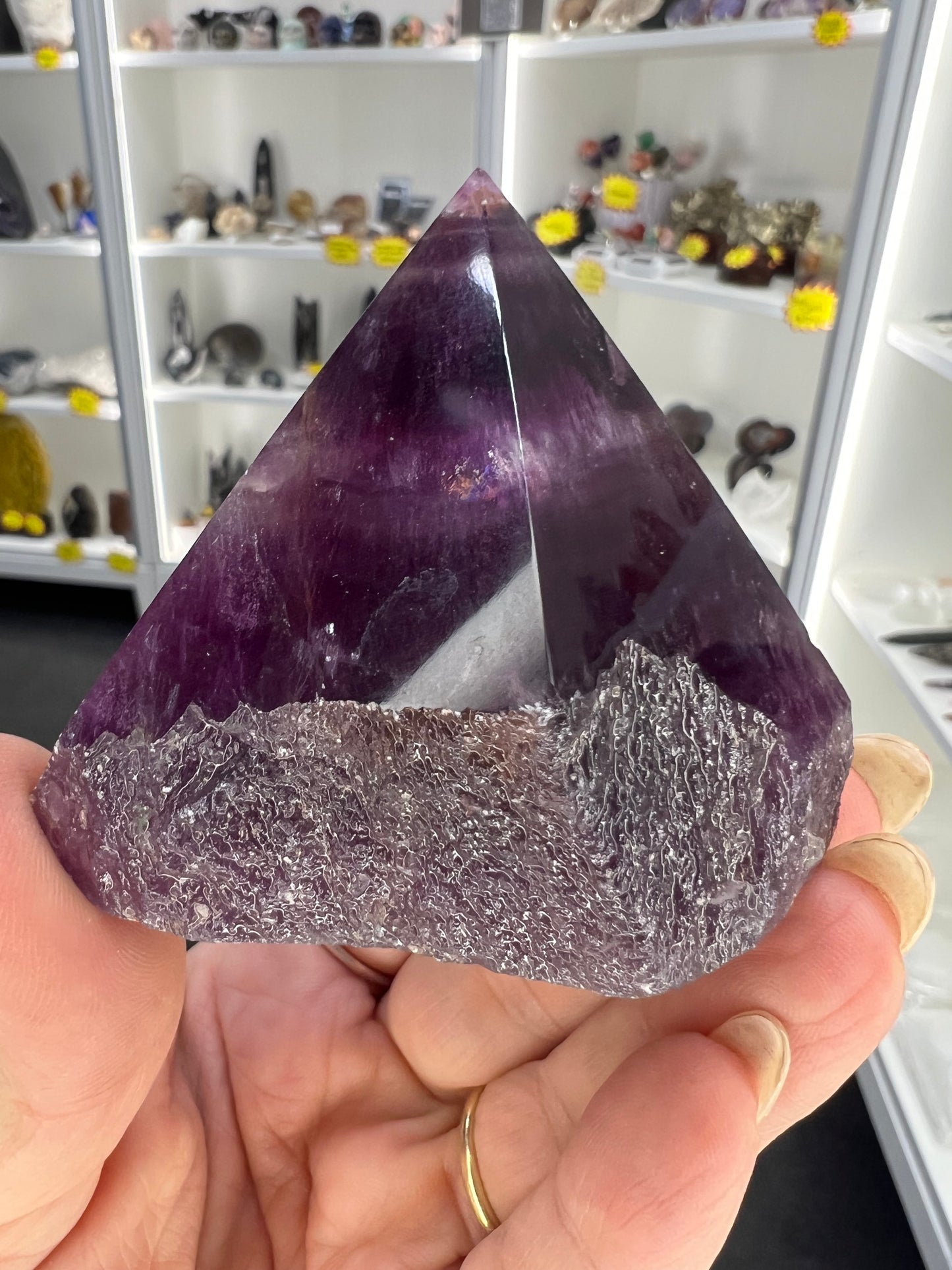 Purple Fluorite Point