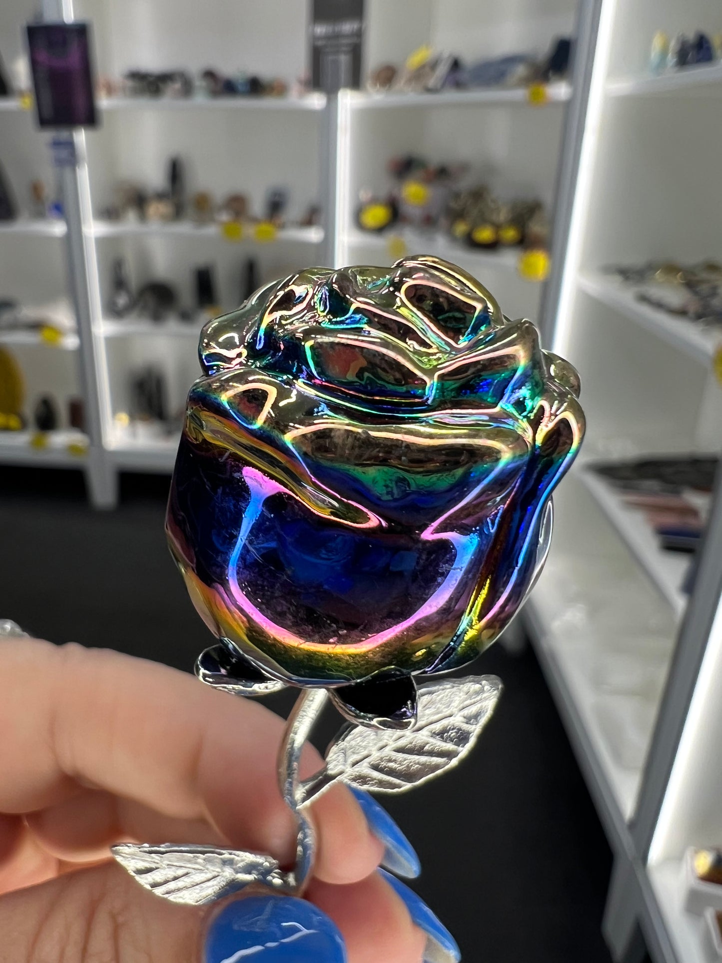 Aura Black Obsidian Forever Rose
