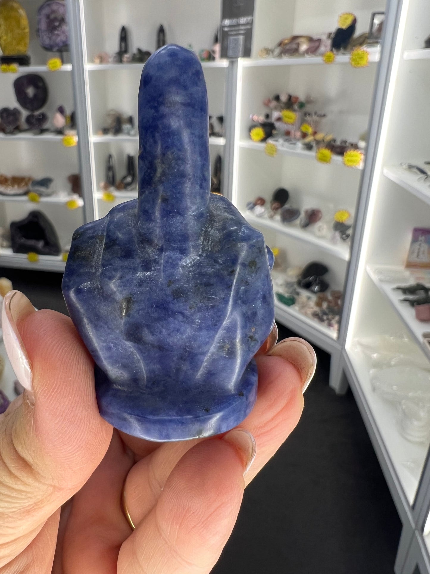 Sodalite Middle Finger