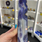 Blue Flower Agate Tower