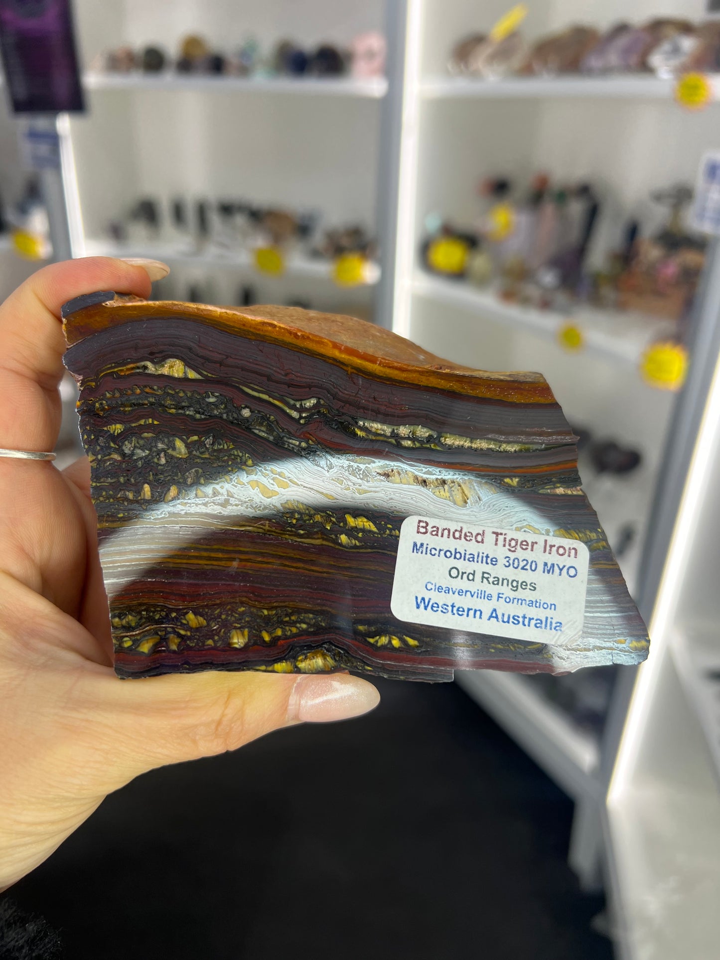 Banded Tiger Iron Slab