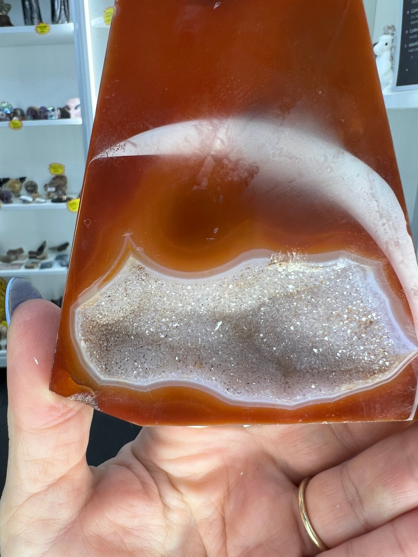 Druzy Carnelian Freeform