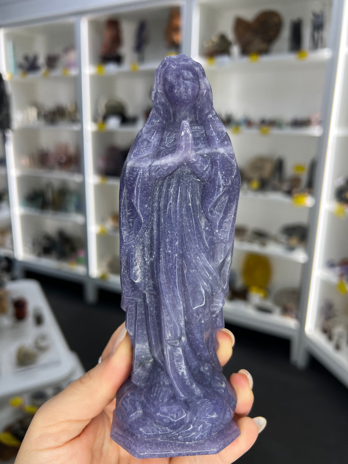 Lepidolite Mother Mary