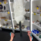 Clear Quartz Cluster on Stand