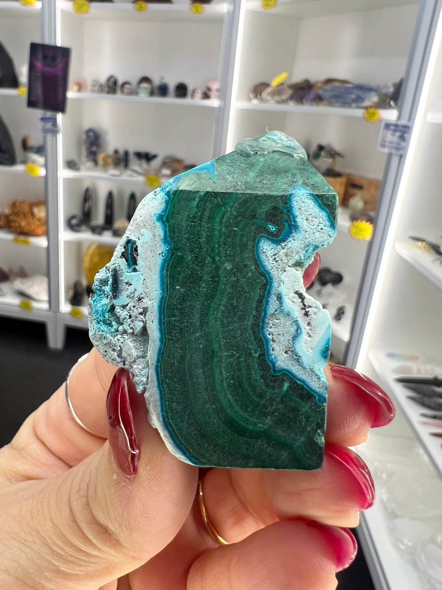 Malachite x Chrysocolla Point