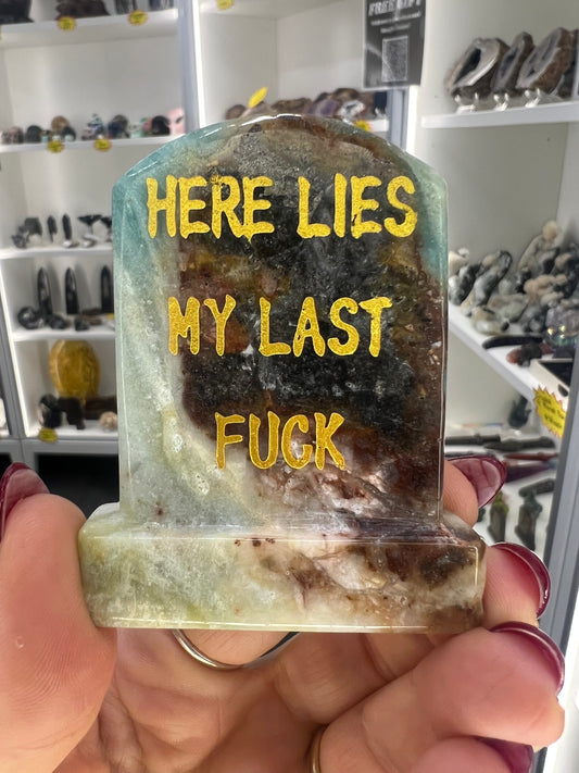 Caribbean Calcite Tombstone