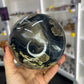 Volcano Agate Sphere with Stand (UV Reactive)
