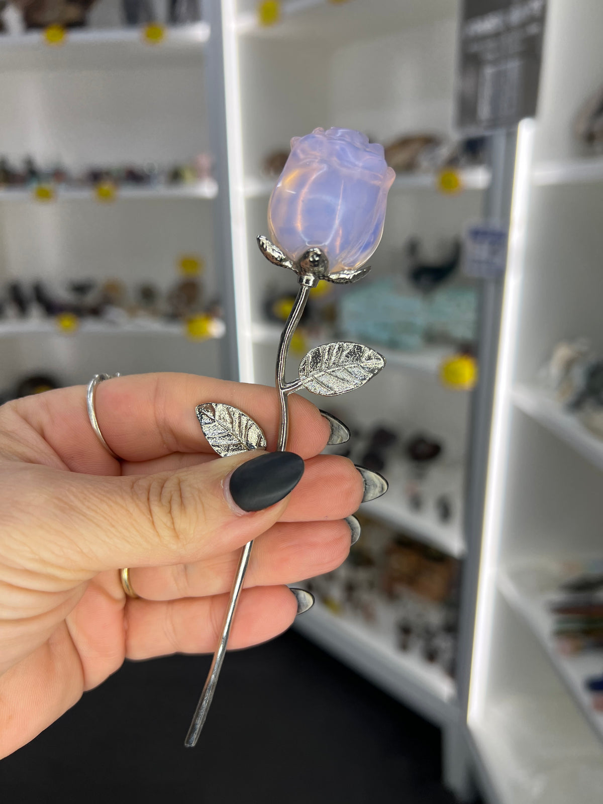 Pink Opalite Forever Rose
