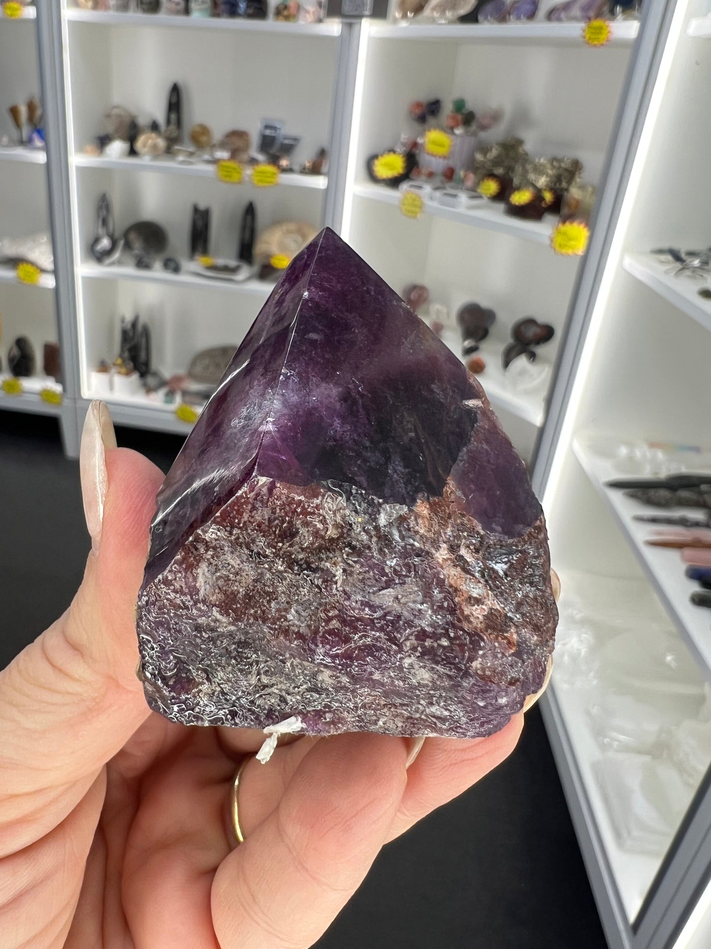 Purple Fluorite Point