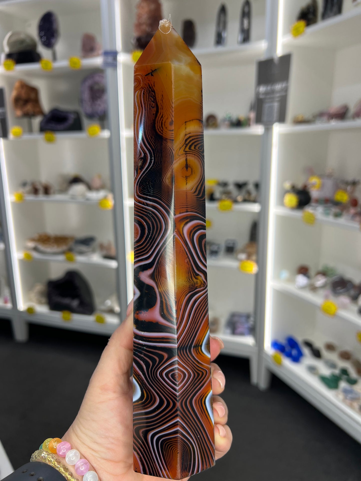 Huge Sardonyx Druzy Tower
