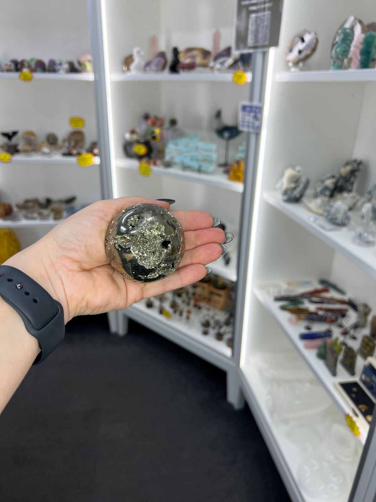 Pyrite Sphere with Stand