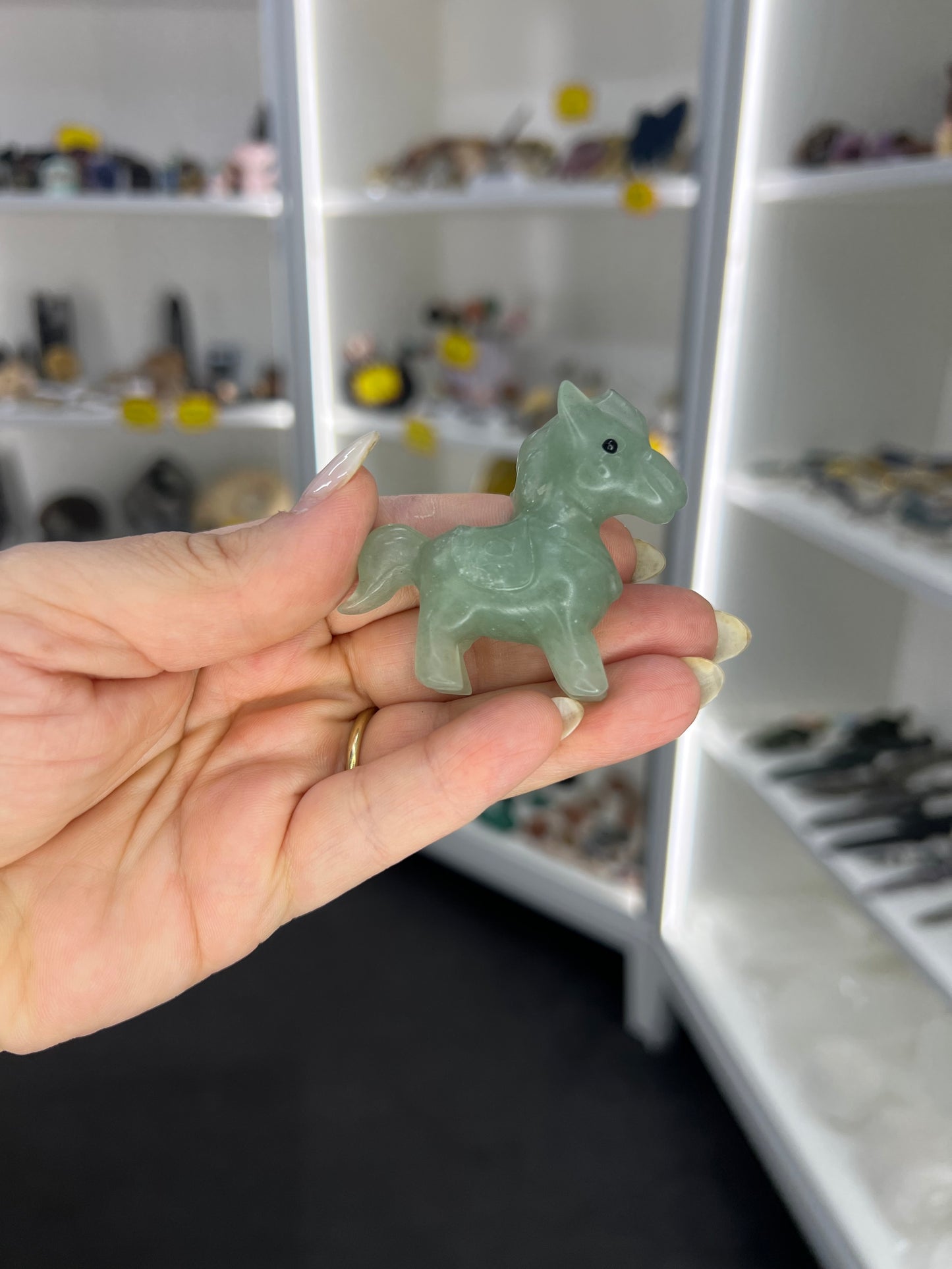 Green Aventurine Horse