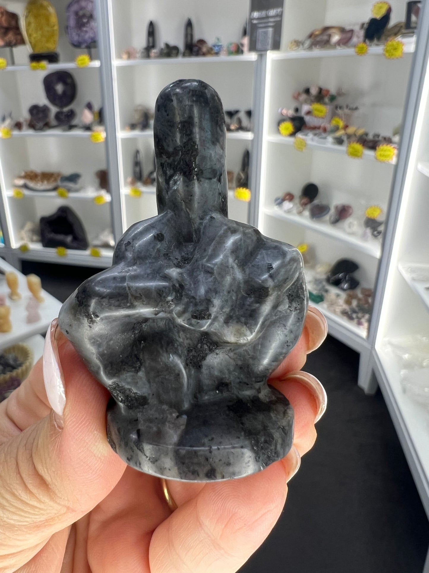Larvikite Middle Finger