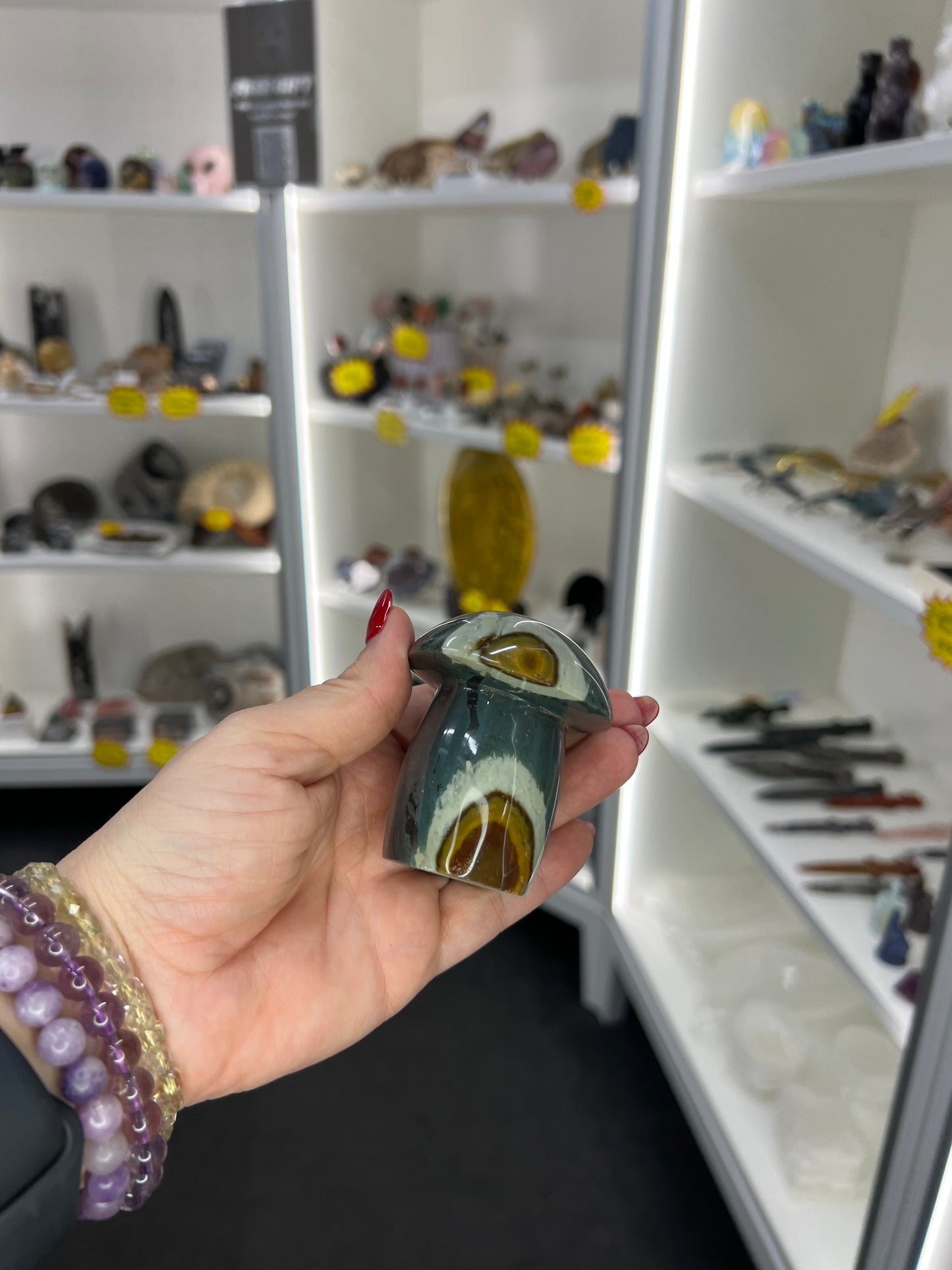 Polychrome Jasper Mushroom