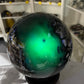 Huge Volcano Agate Sphere on Stand (UV Reactive)