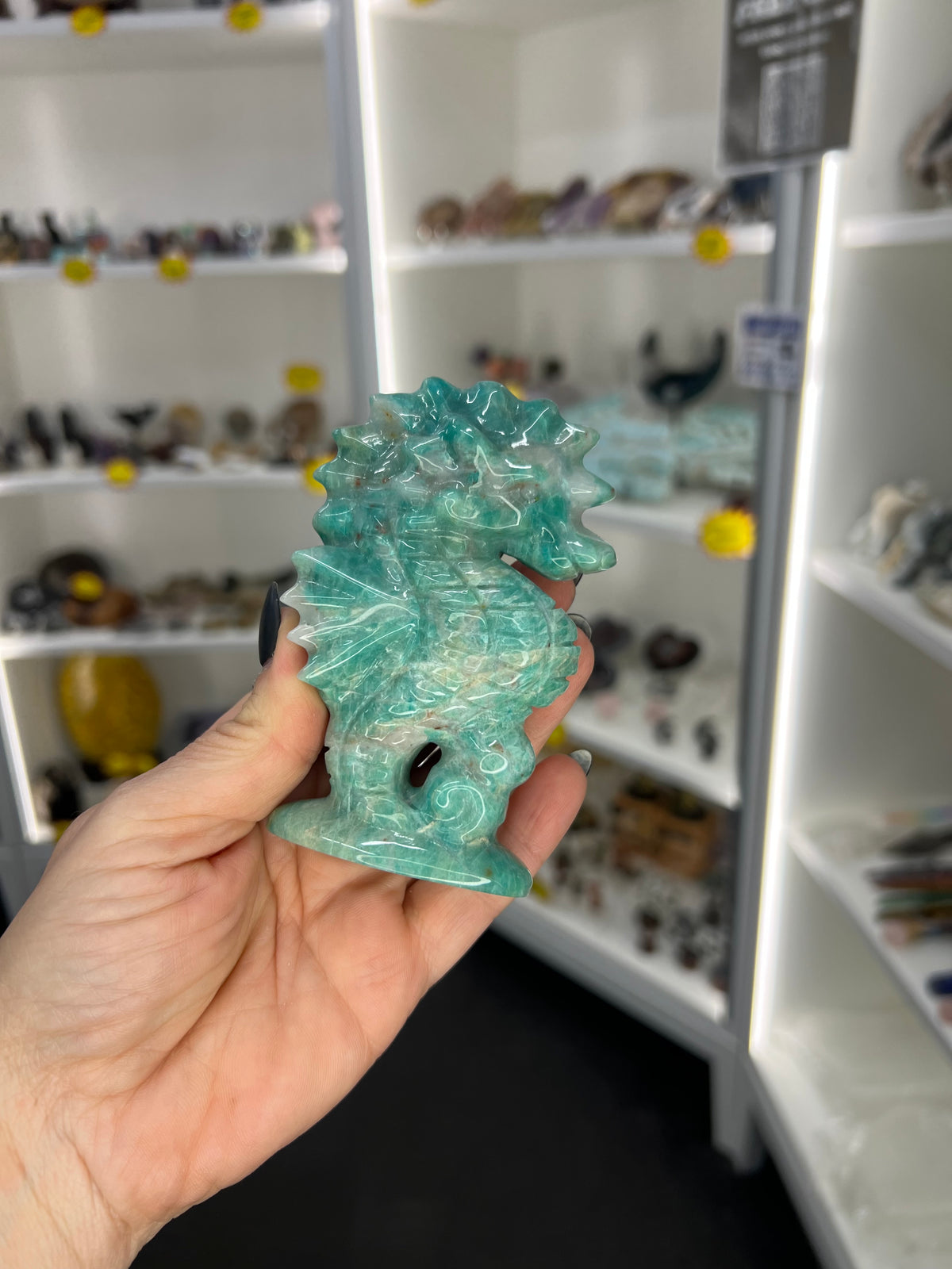 Amazonite Seahorse