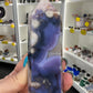 Blue Flower Agate Tower