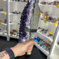 Amethyst Cluster on Rotating Stand