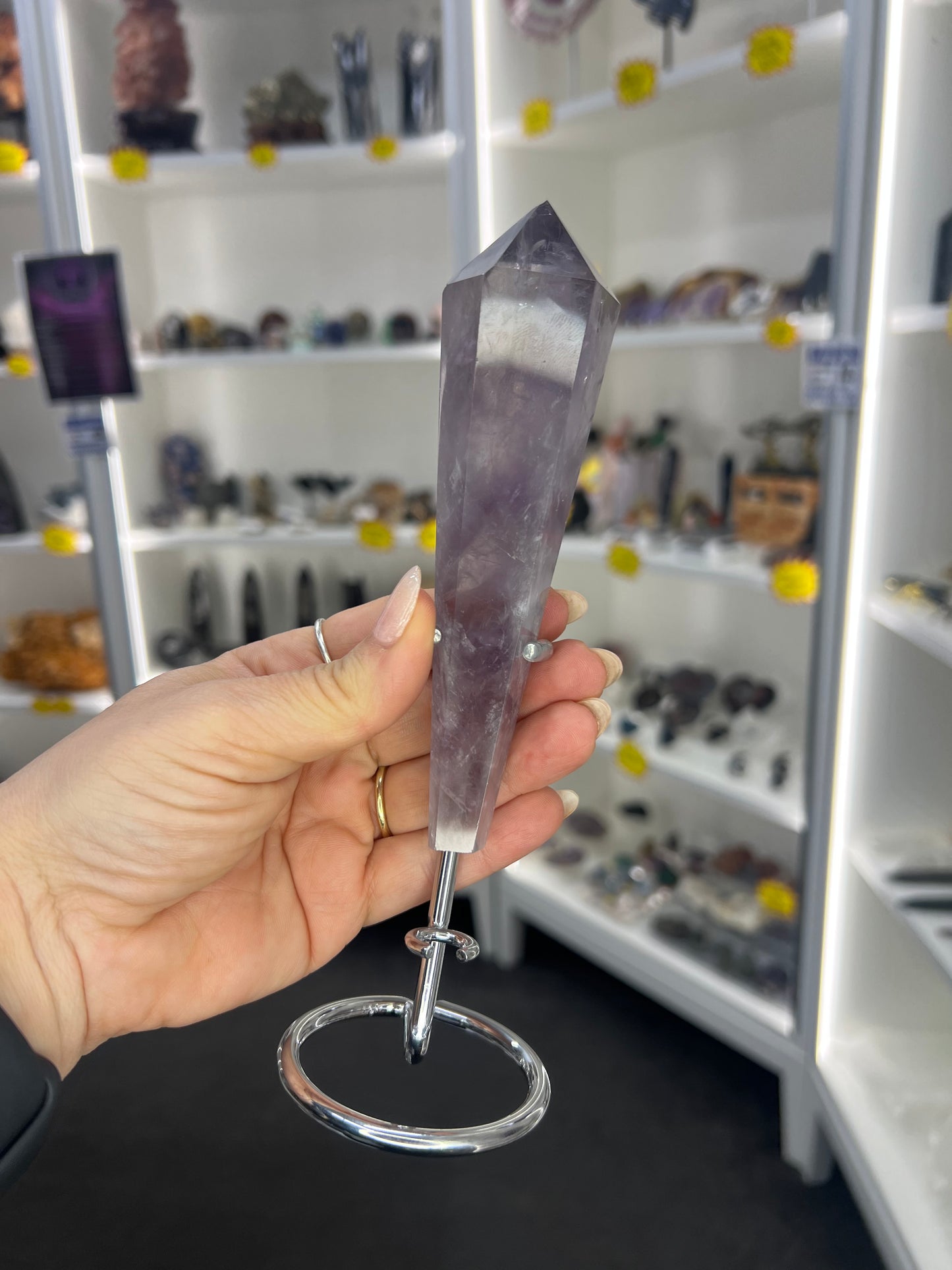 Amethyst Wand on Stand