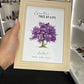 Amethyst Chip Tree Frame