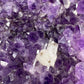 Amethyst Cluster with Calcite