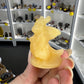 Yellow Calcite Character Carving