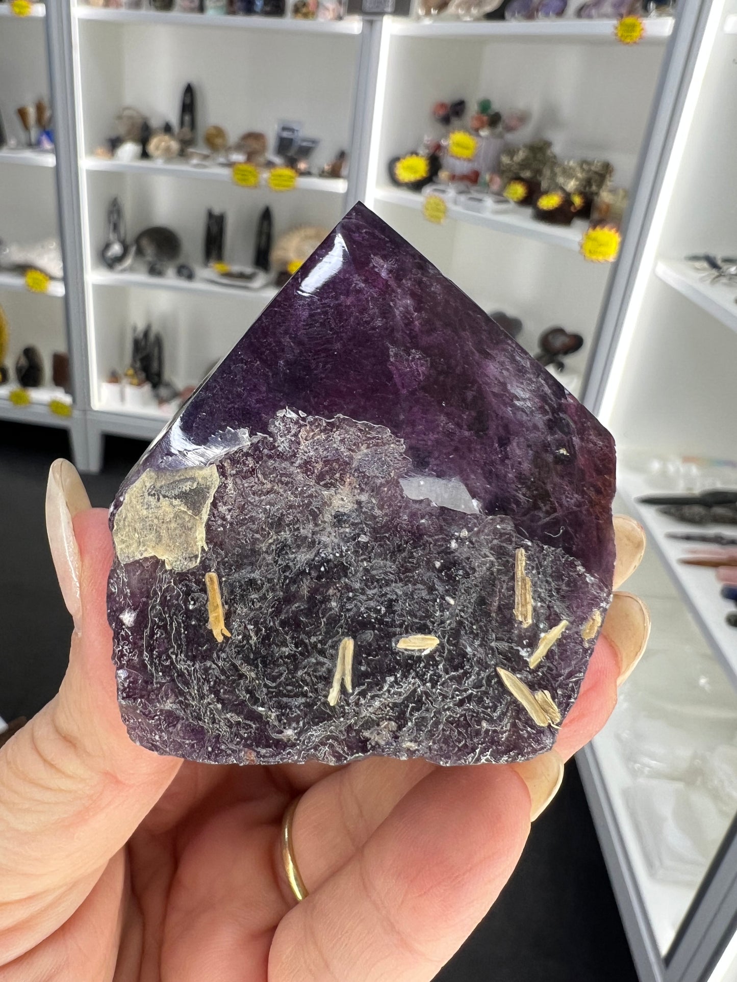 Purple Fluorite Point
