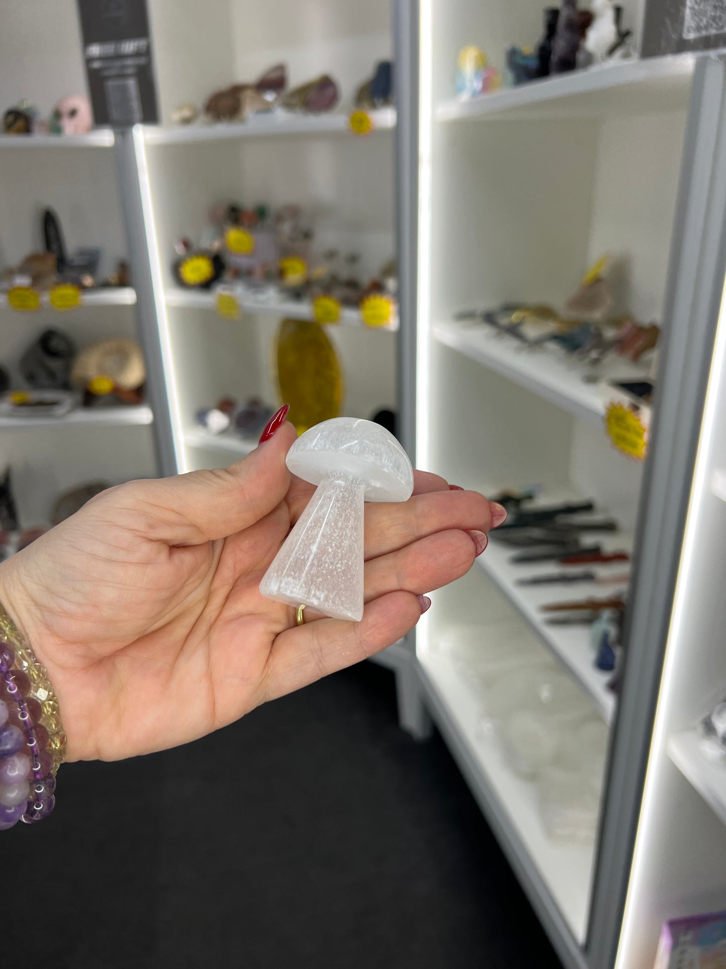 Selenite Mushroom