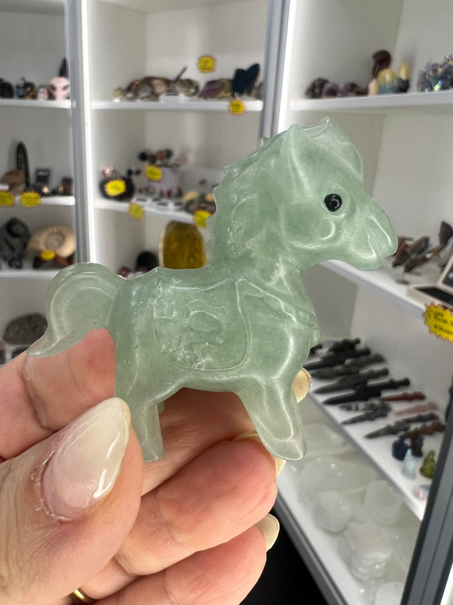 Green Aventurine Horse