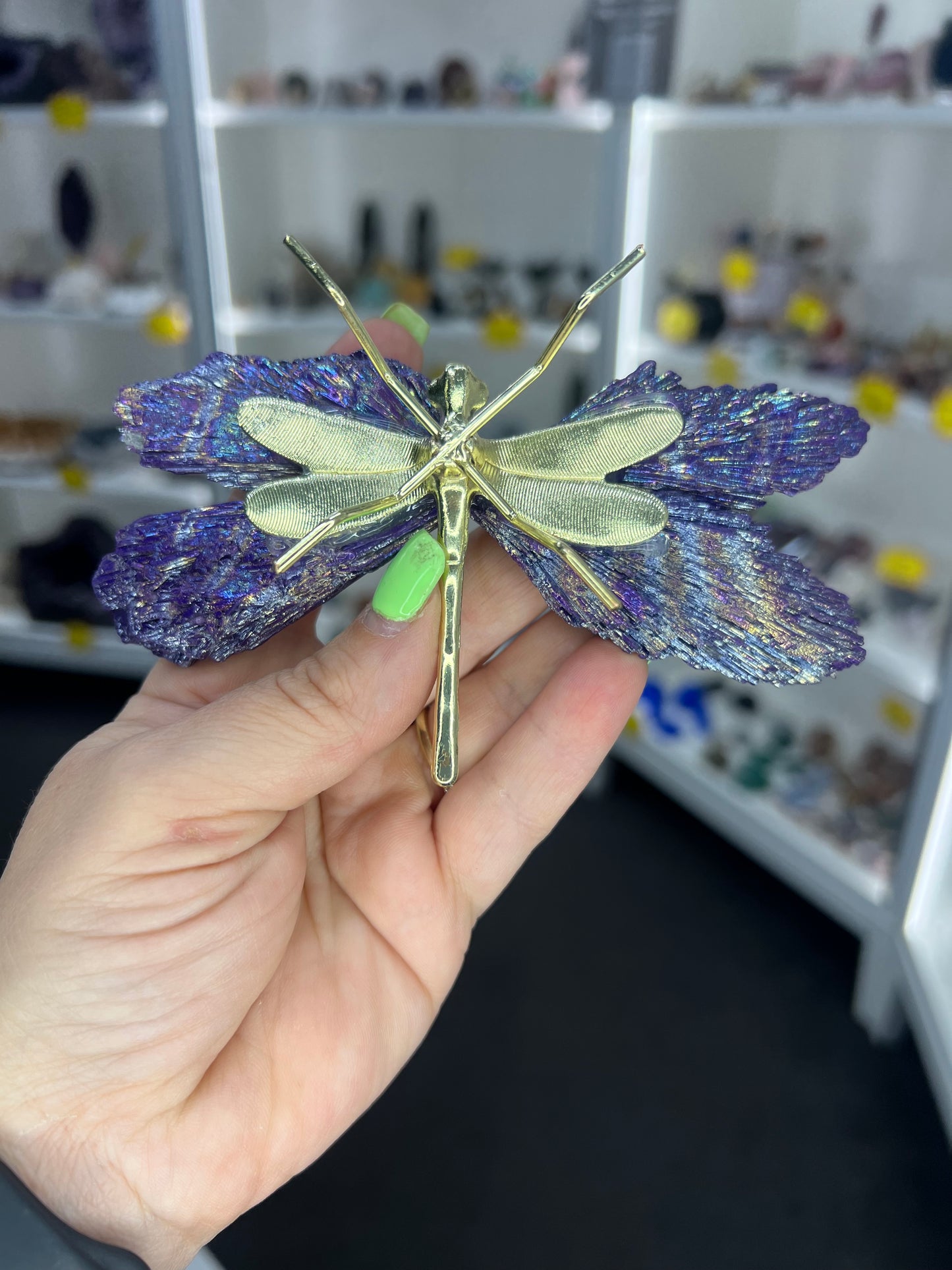 Aura Kyanite Dragonfly