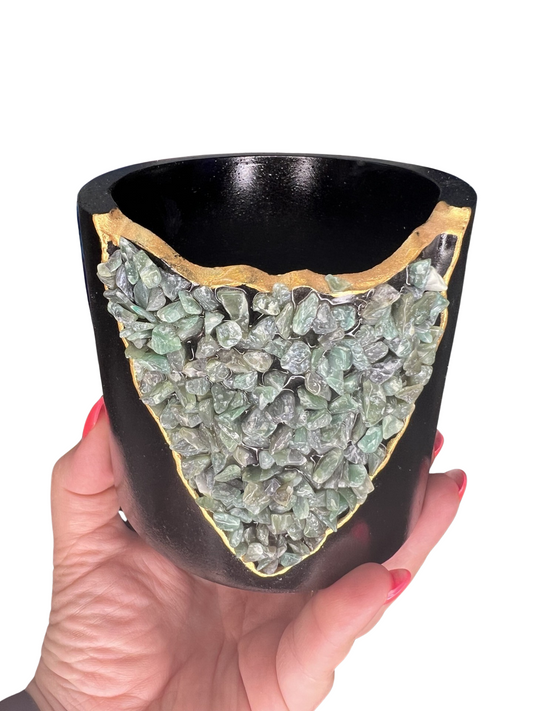 Green Aventurine Pot