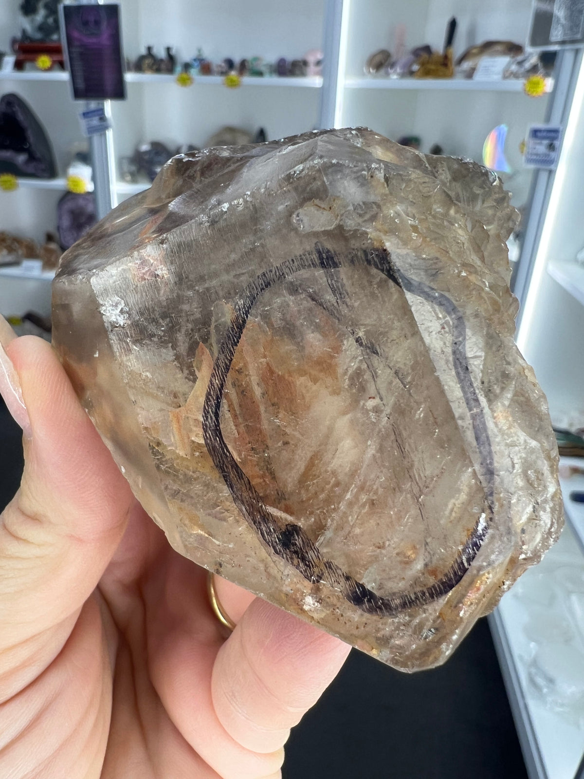 Enhydro Quartz Specimen