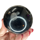 Geode Black Agate Sphere with Stand