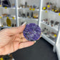 Charoite Disk on Stand