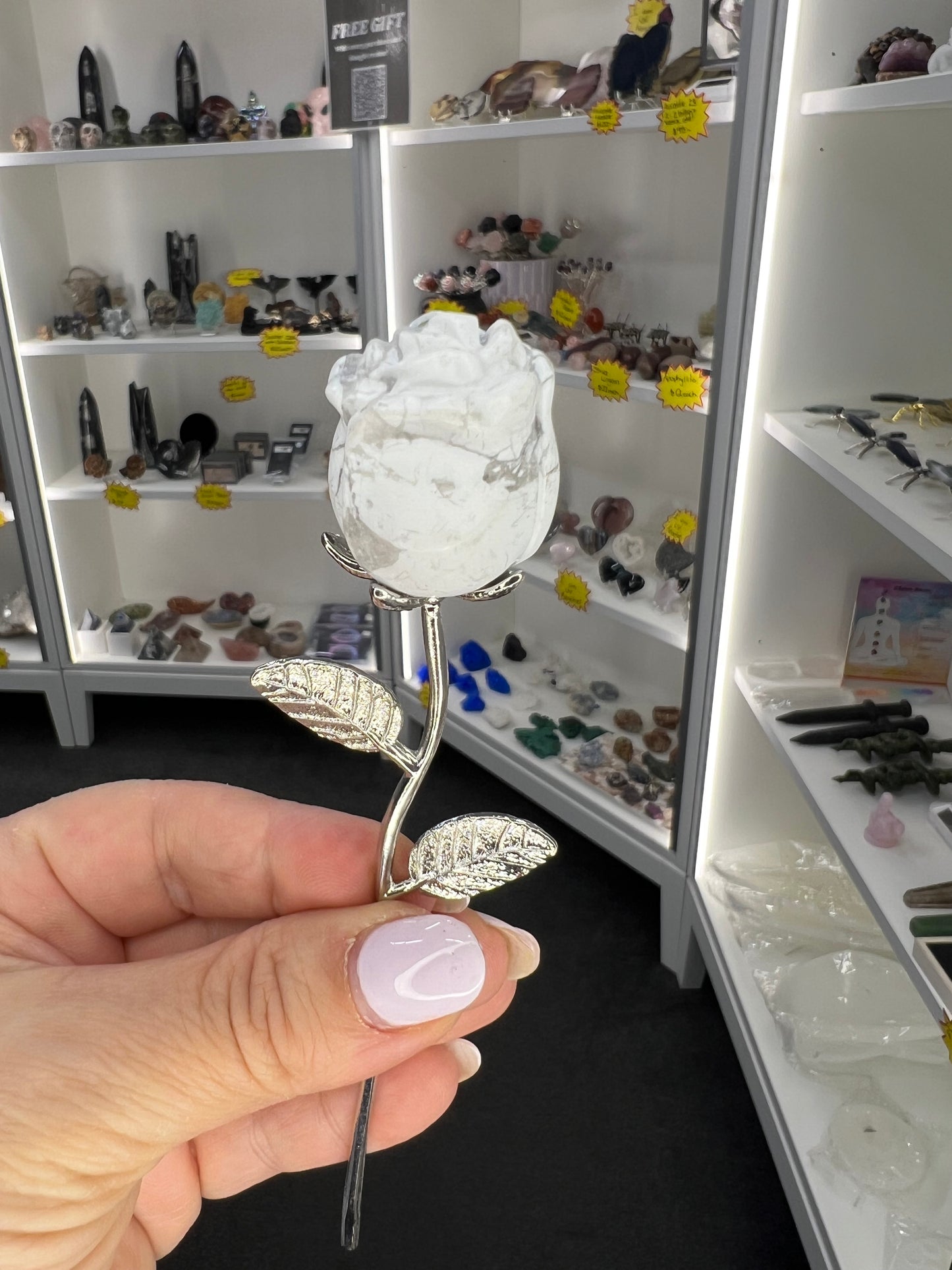 Howlite Forever Rose