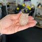 Rose Quartz in Resin Owl