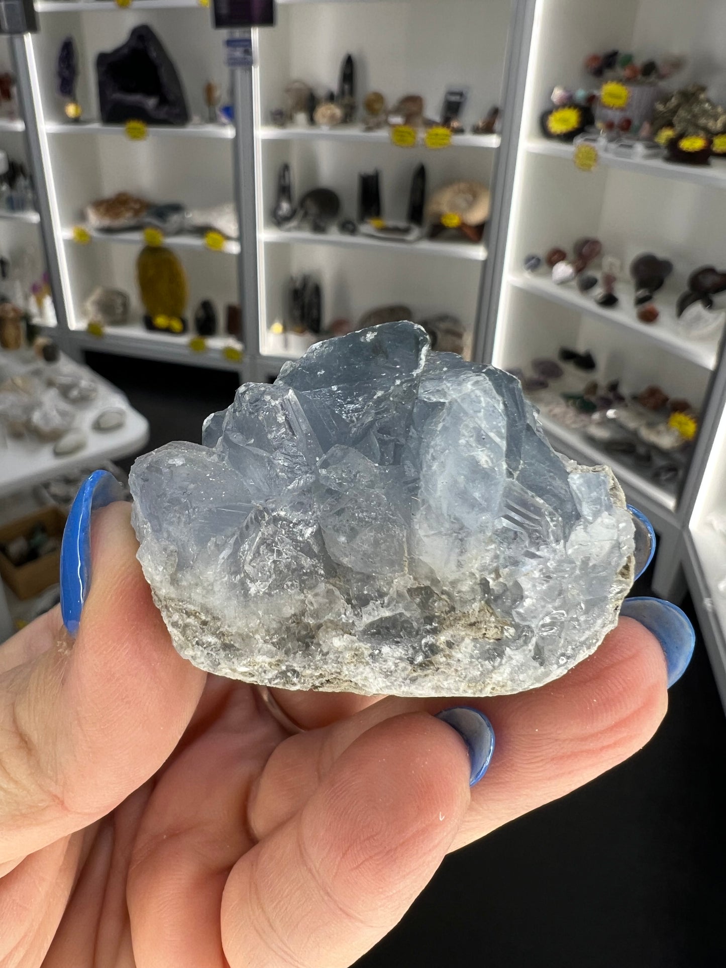 Celestite Cluster Specimen