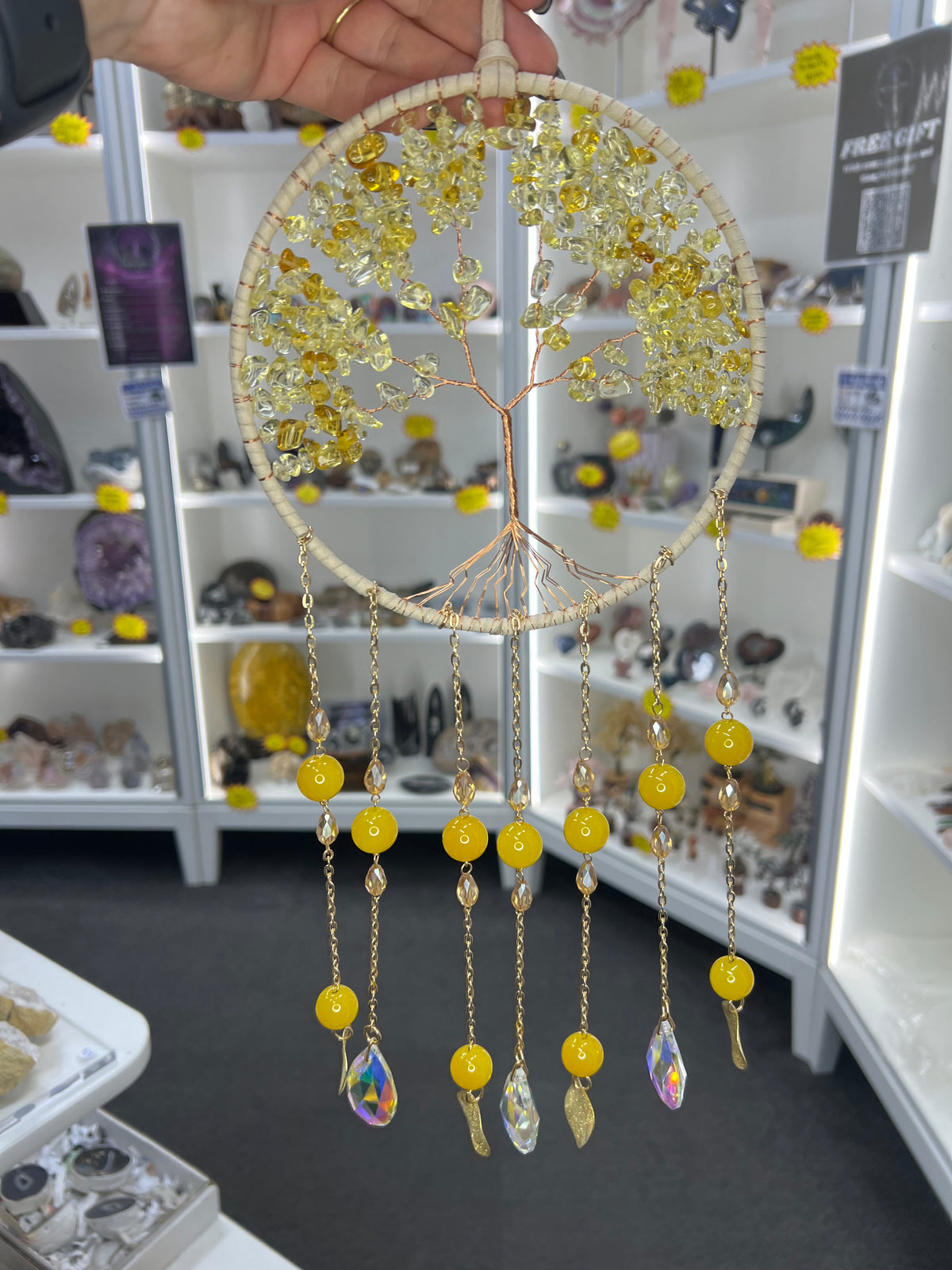Citrine Suncatcher
